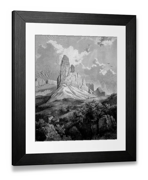 Framed Print : The Three Peaks, the three peaks of the Lavaredo Framed Print : The Three Peaks, the three peaks of the Lavaredo