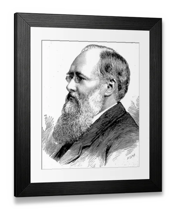 Framed Print : William Wilkie Collins, 8 January 1824