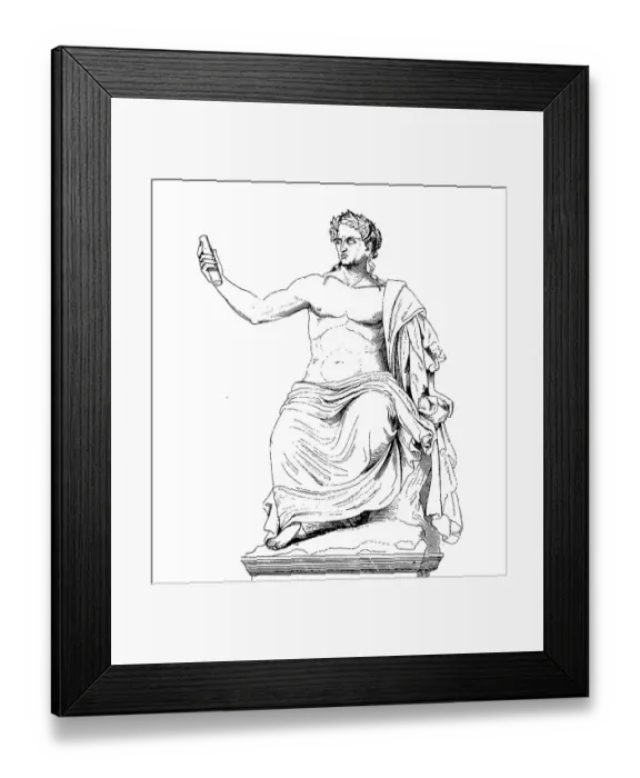 Framed Print : Nerva, Marcus Cocceius Nerva Caesar Augustus