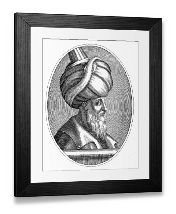 Framed Print : Sultan Soliman II the Great, 1519-1566 Framed Print : Sultan Soliman II the Great, 1519-1566