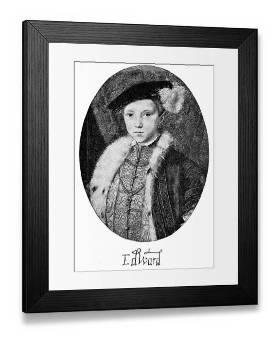 Framed Print : Edward VI, 12 October 1537- 6 July 1553 Framed Print : Edward VI, 12 October 1537- 6 July 1553