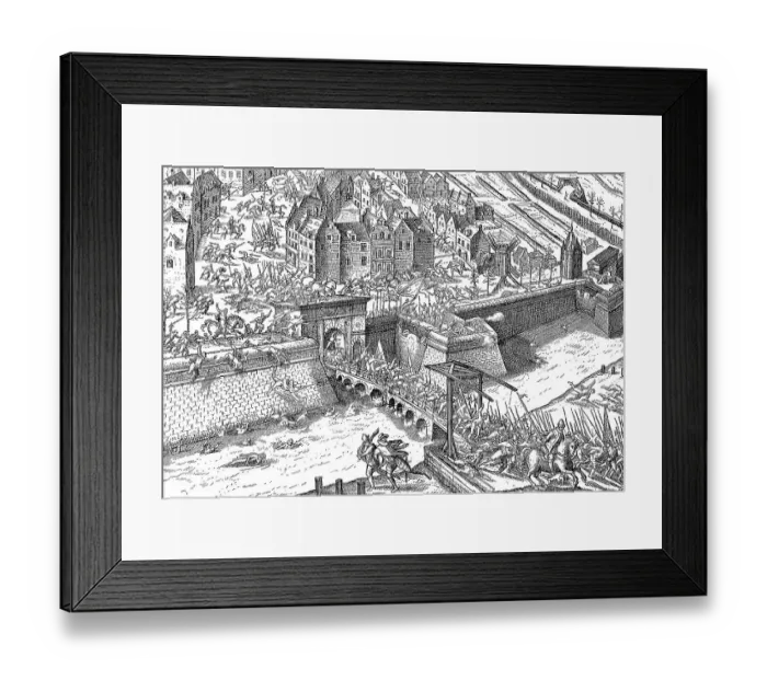 Framed Print : The Unsuccessful Raid of Antwerp