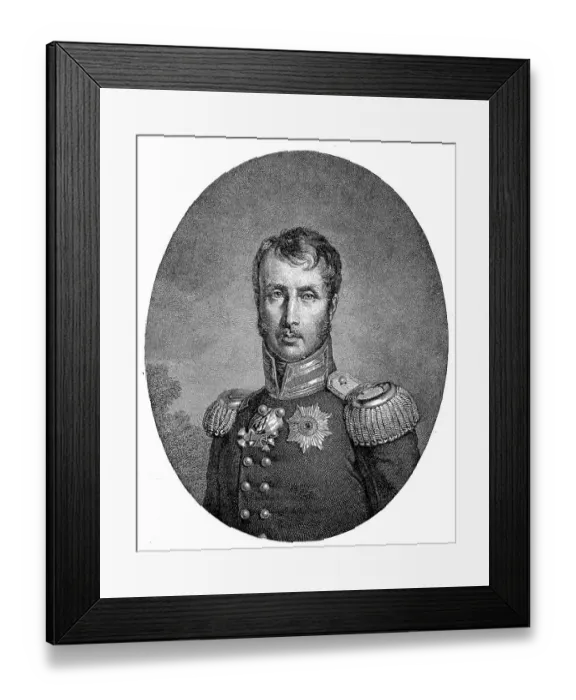 Framed Print : Frederick William III, Frederick William III 3 August 1770