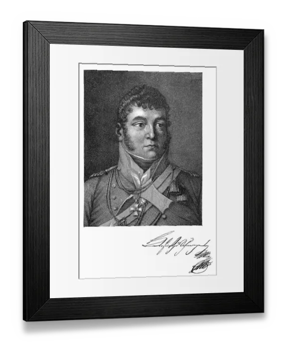 Framed Print : Karl Philipp, Prince of Schwarzenberg Framed Print : Karl Philipp, Prince of Schwarzenberg