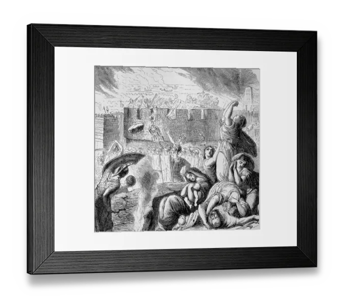 Framed Print : The Third Punic War, 149 BC -146 BC Destruction of Carthage Framed Print : The Third Punic War, 149 BC -146 BC Destruction of Carthage