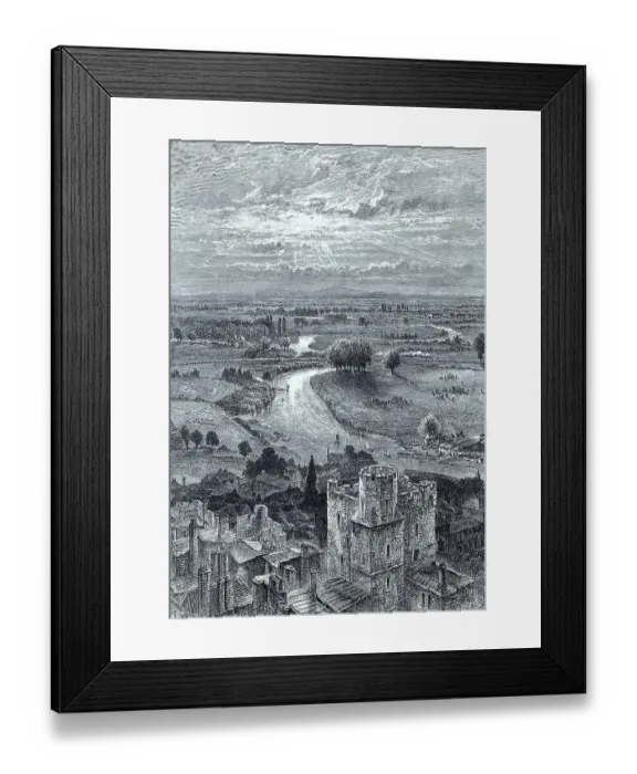 Framed Print : View from Windsor Castle, Windsor Caste Framed Print : View from Windsor Castle, Windsor Caste