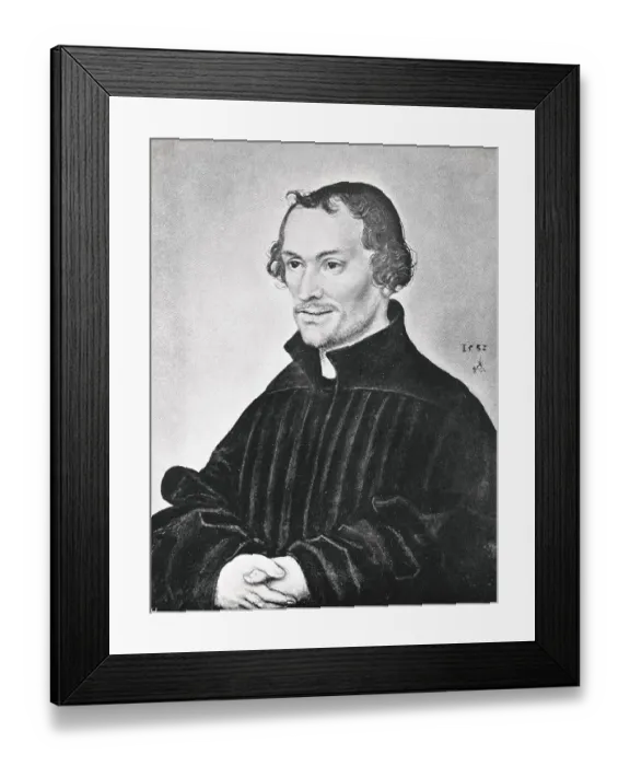 Framed Print : Philipp Melanchthon, born Philipp Schwartzerdt Framed Print : Philipp Melanchthon, born Philipp Schwartzerdt