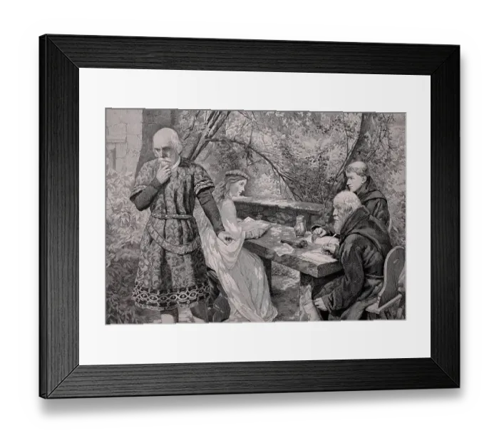 Framed Print : Wolfram von Eschenbach was a German knight Framed Print : Wolfram von Eschenbach was a German knight