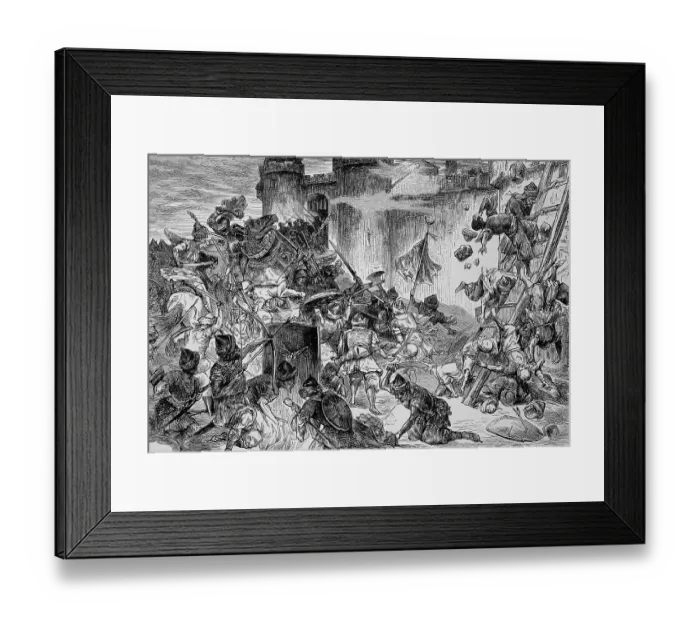 Framed Print : The Turks in front of Vienna