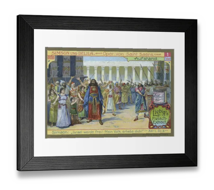 Framed Print : Simson and Delila, opera by Saint Saens Framed Print : Simson and Delila, opera by Saint Saens