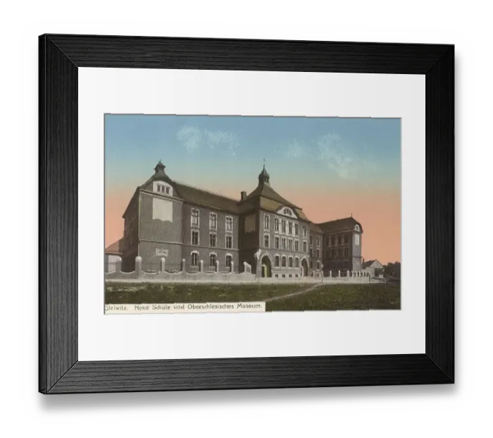 Framed Print : New School and Upper Silesian Museum Framed Print : New School and Upper Silesian Museum