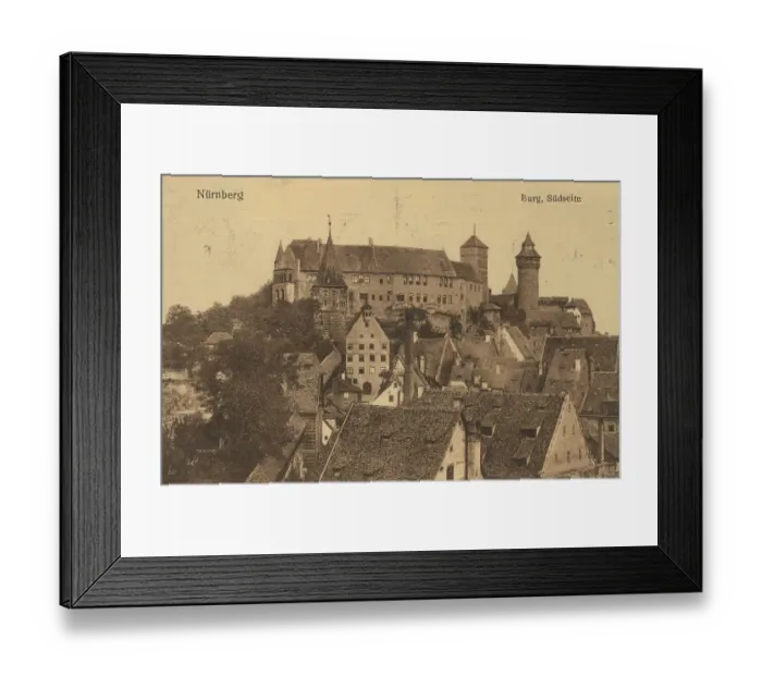Framed Print : Castle of Nuremberg, Middle Franconia Framed Print : Castle of Nuremberg, Middle Franconia
