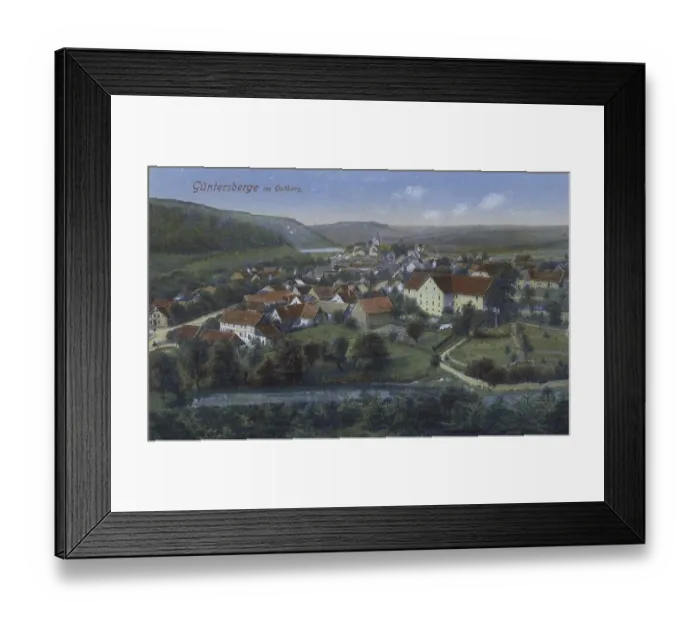 Framed Print : Guentersberge in the Eastern Harz Mountains Framed Print : Guentersberge in the Eastern Harz Mountains