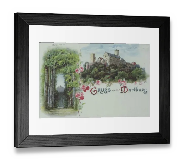 Framed Print : Wartburg, Eisenach, Thuringia, Germany