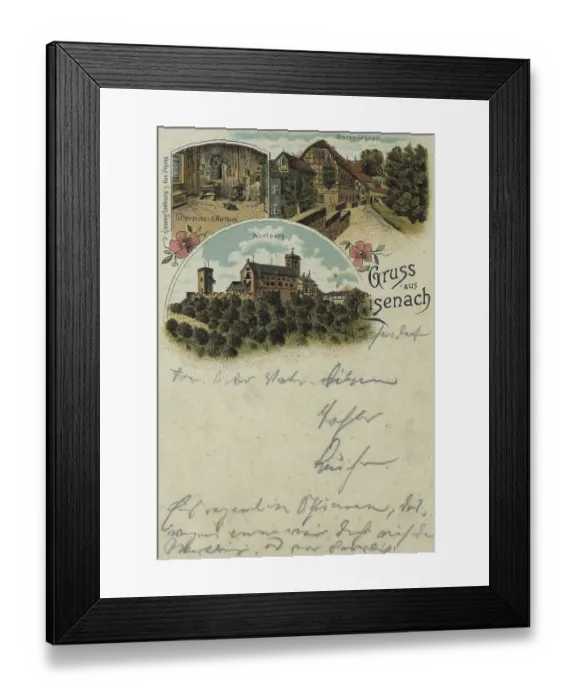 Framed Print : Eisenach, Thuringia, Germany, view around ca 1910
