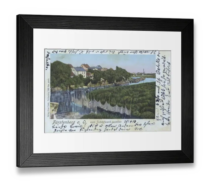 Framed Print : Fuerstenberg an der Oder, Brandenburg Framed Print : Fuerstenberg an der Oder, Brandenburg
