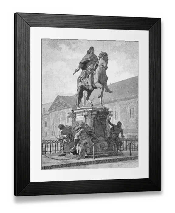 Framed Print : The equestrian statue of Frederick William Framed Print : The equestrian statue of Frederick William