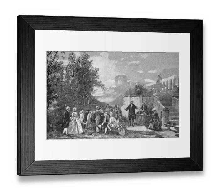 Framed Print : Goldoni, 25 February 1707, 6 February 1793