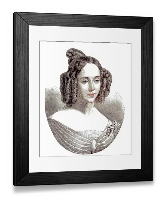 Framed Print : Princess Augusta of Saxe-Weimar-Eisenach Framed Print : Princess Augusta of Saxe-Weimar-Eisenach