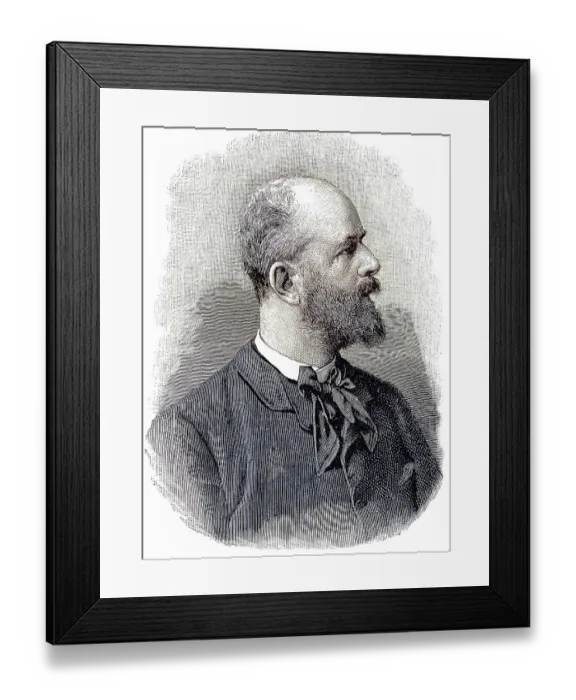 Framed Print : Arthur Gundaccar von Suttner, 21 February 1850 Framed Print : Arthur Gundaccar von Suttner, 21 February 1850
