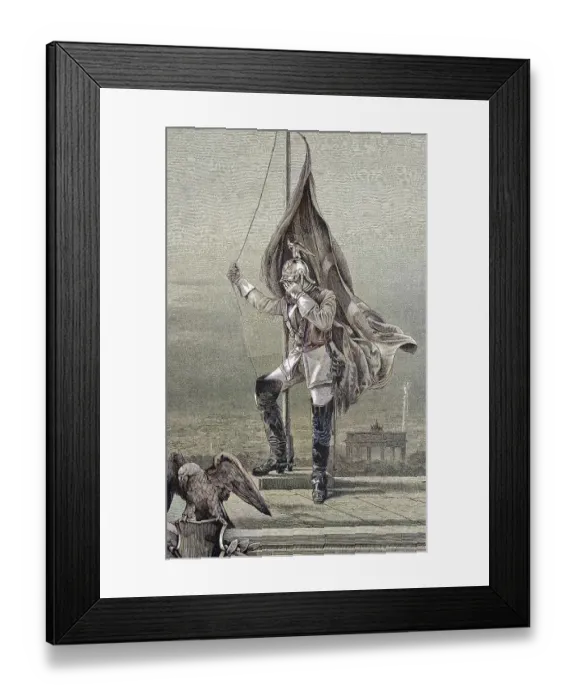 Framed Print : On the occasion of the death of Wilhelm I on 9 March 1888 Framed Print : On the occasion of the death of Wilhelm I on 9 March 1888