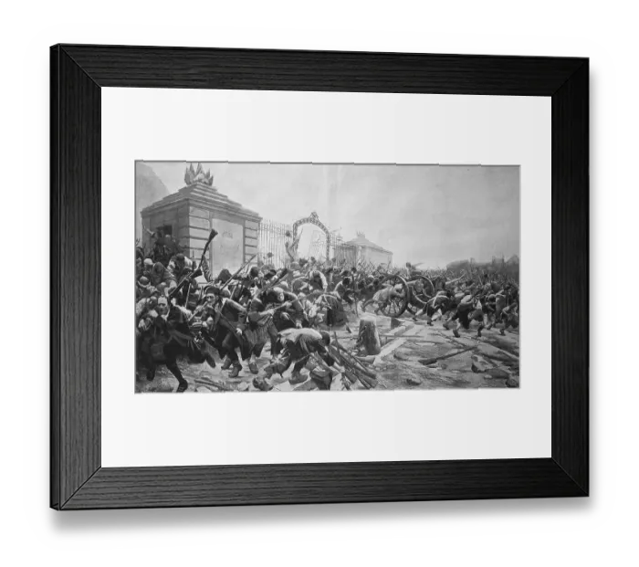 Framed Print : The storming of the Bastille on 14 July 1789 Framed Print : The storming of the Bastille on 14 July 1789