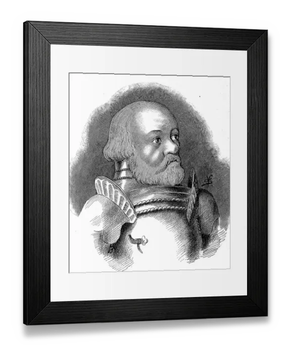 Framed Print : Gottfried Goetz von Berlichingen zu Hornberg