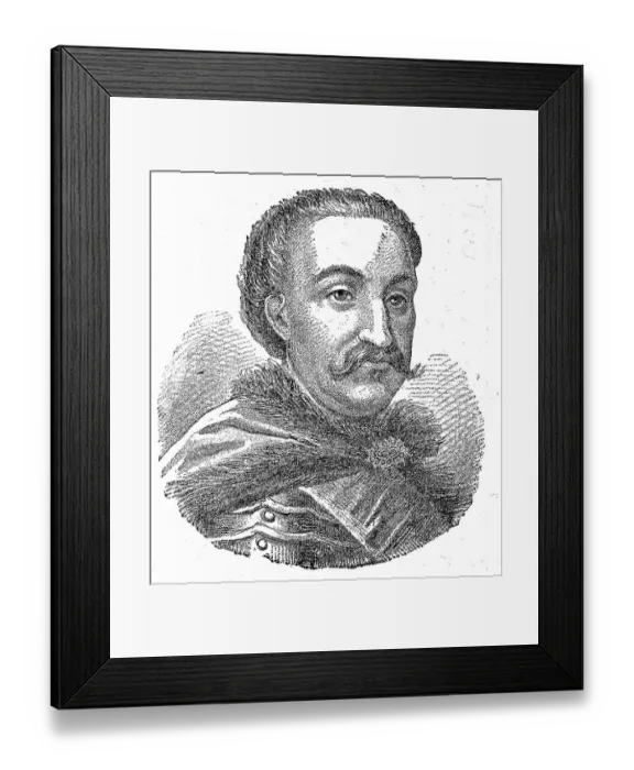 Framed Print : John III Sobieski was a Polish aristocrat