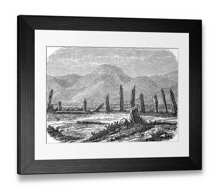Framed Print : Menhirs, Cromlechs near Peshawar Framed Print : Menhirs, Cromlechs near Peshawar