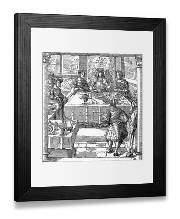 Framed Print : Cultural state at the end of the 15th and beginning of the 16th century