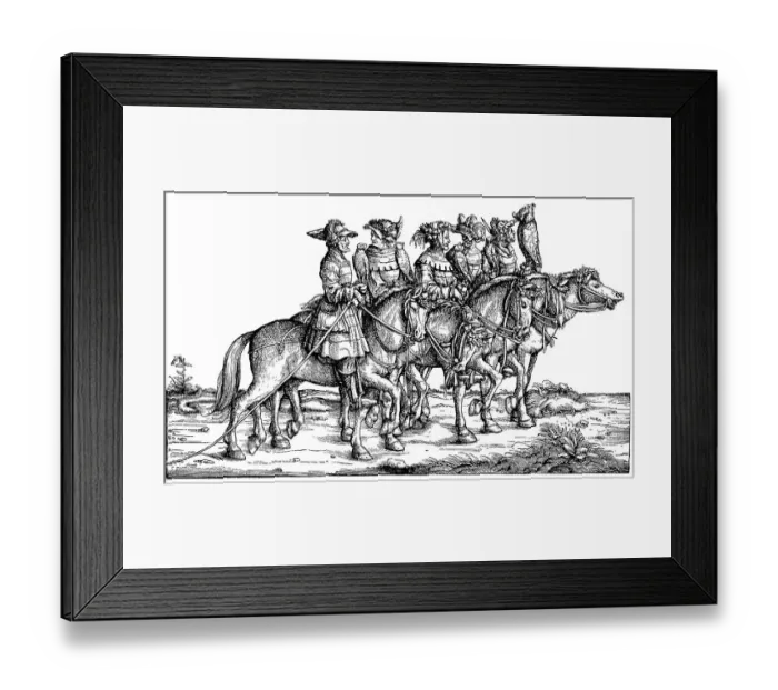 Framed Print : Maximilian's Triumphal Procession is a monumental work from the 16th century