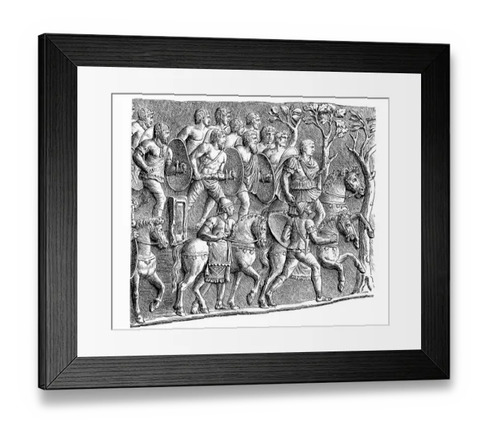 Framed Print : The Germanic Bodyguard of Trajan
