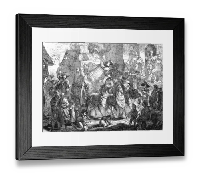 Framed Print : A wedding in Mistelgau, Bavaria