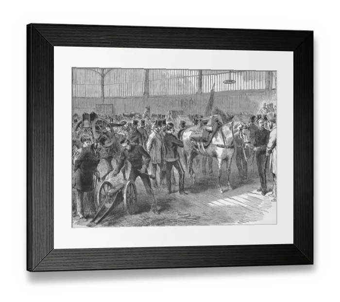 Framed Print : Inspection at Woolwich Arsenal