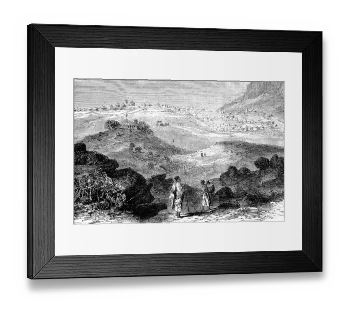 Framed Print : Hintalo, also called Antalo, was the administrative centre of Enderta's historic Werda of Gabat Melash