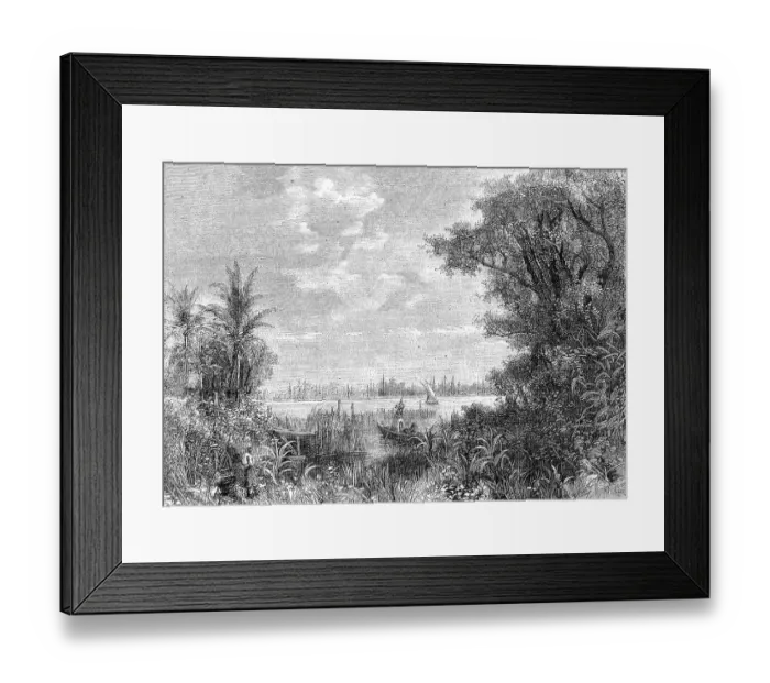 Framed Print : Landscape in the Rio Grande do Sul in the south of Brazil Framed Print : Landscape in the Rio Grande do Sul in the south of Brazil