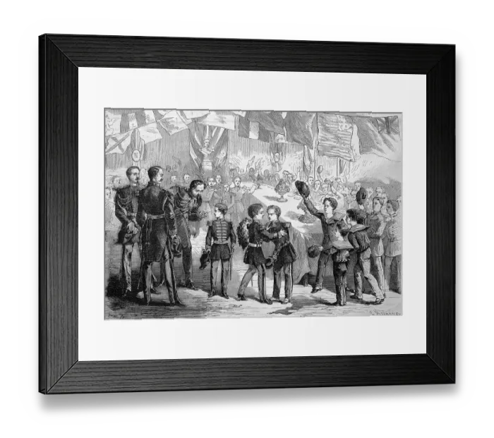 Framed Print : Journey of the Imperial Prince Crown Prince Napoleon Eugene Louis Jean Joseph Bonaparte (16 March 1856 to 1 June 1879)
