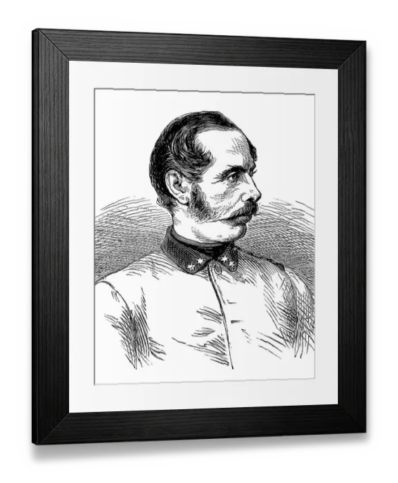 Framed Print : Gustav Ignaz von Chorinsky (27 January 1806 to 15 October 1873) a Moravian nobleman Framed Print : Gustav Ignaz von Chorinsky (27 January 1806 to 15 October 1873) a Moravian nobleman