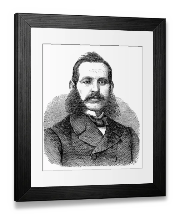 Framed Print : Members of the Princely Regency of Serbia 1869 Framed Print : Members of the Princely Regency of Serbia 1869