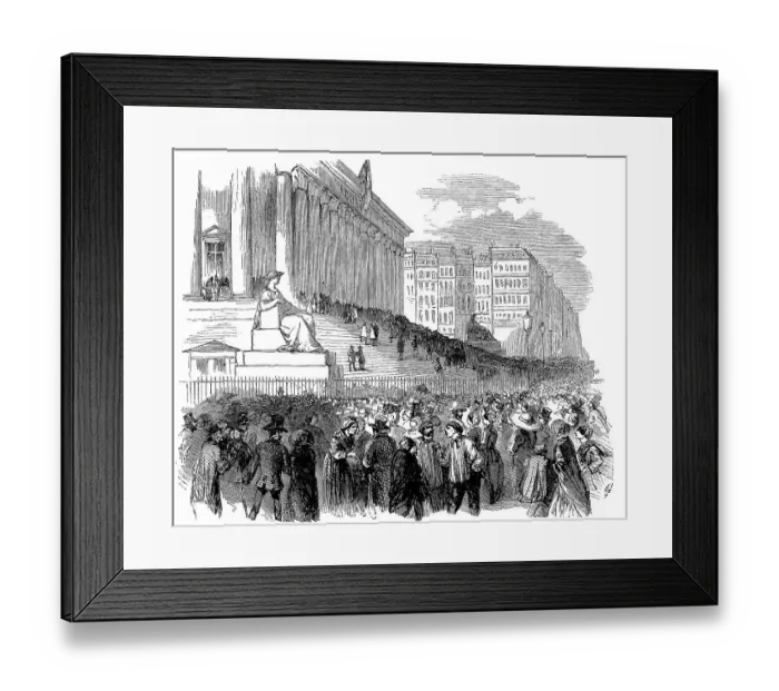 Framed Print : The receipt of the stock exchange on the day of the closing of the subscription of the bond Framed Print : The receipt of the stock exchange on the day of the closing of the subscription of the bond