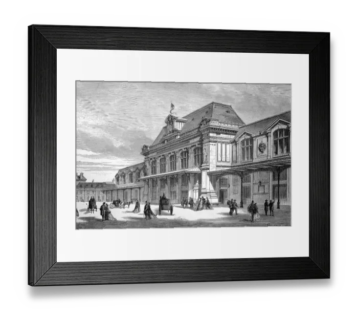 Framed Print : The Railway Station of Orleans Framed Print : The Railway Station of Orleans