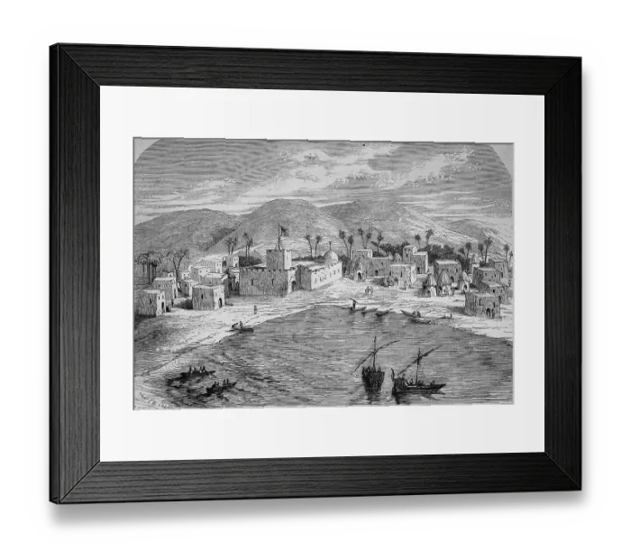 Framed Print : Fomboni, the third largest town in the Comoros Framed Print : Fomboni, the third largest town in the Comoros