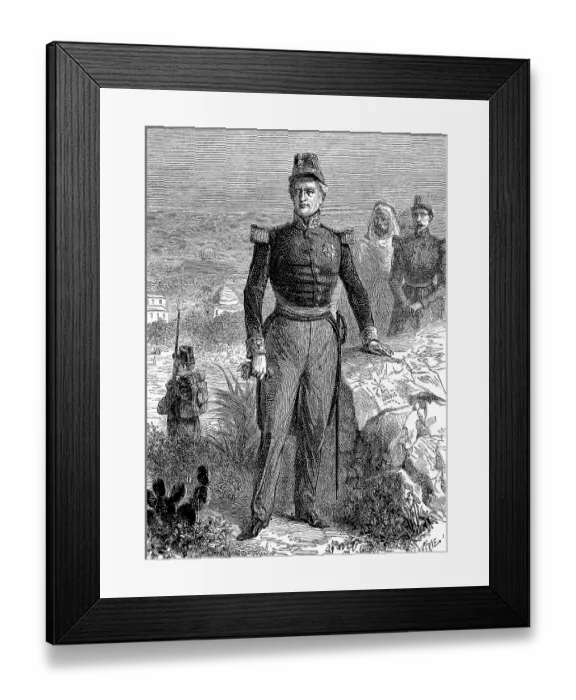 Framed Print : Thomas Robert Bugeaud, marquis de la Piconnerie