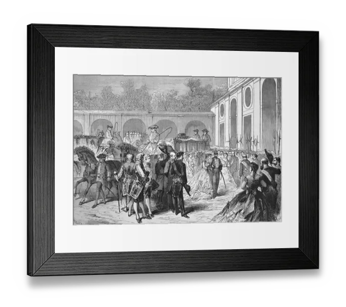 Framed Print : Wedding of the Infanta Maria Isabella d'Orleans-Montpensier Framed Print : Wedding of the Infanta Maria Isabella d'Orleans-Montpensier