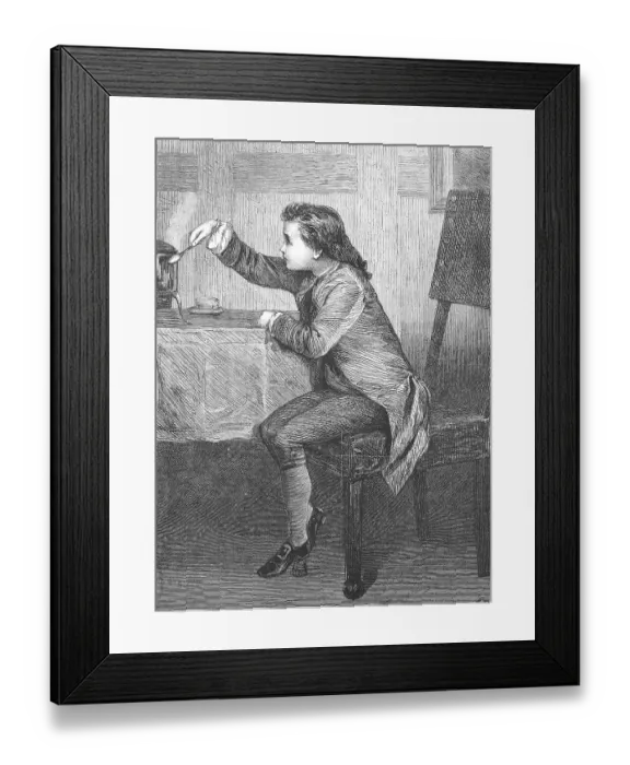 Framed Print : James Watt, 30 January 1736 to 25 August 1819 Framed Print : James Watt, 30 January 1736 to 25 August 1819