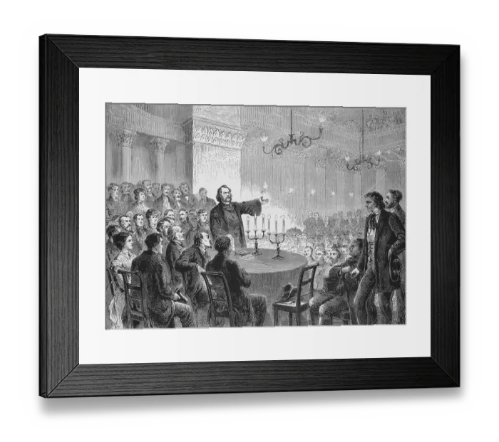Framed Print : Johannes Ronge (16 October 1813) (26 October 1887) Framed Print : Johannes Ronge (16 October 1813) (26 October 1887)