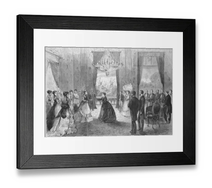 Framed Print : Visit of Empress Eugenie de Montijo