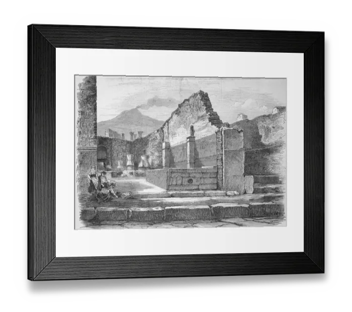 Framed Print : Ruins of Pompeii, the baker's house Framed Print : Ruins of Pompeii, the baker's house