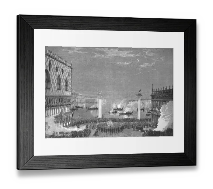 Framed Print : The Carnival in Venice, at St. Mark's Square Framed Print : The Carnival in Venice, at St. Mark's Square