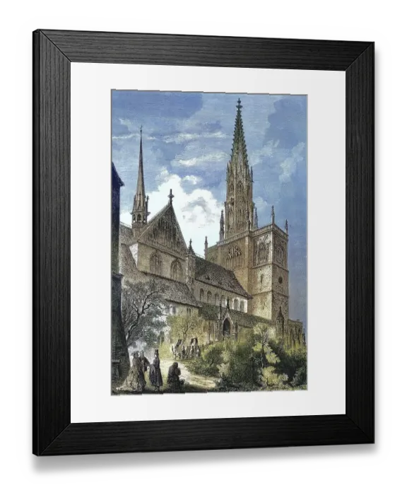 Framed Print : The Cathedral, Constan, Historic